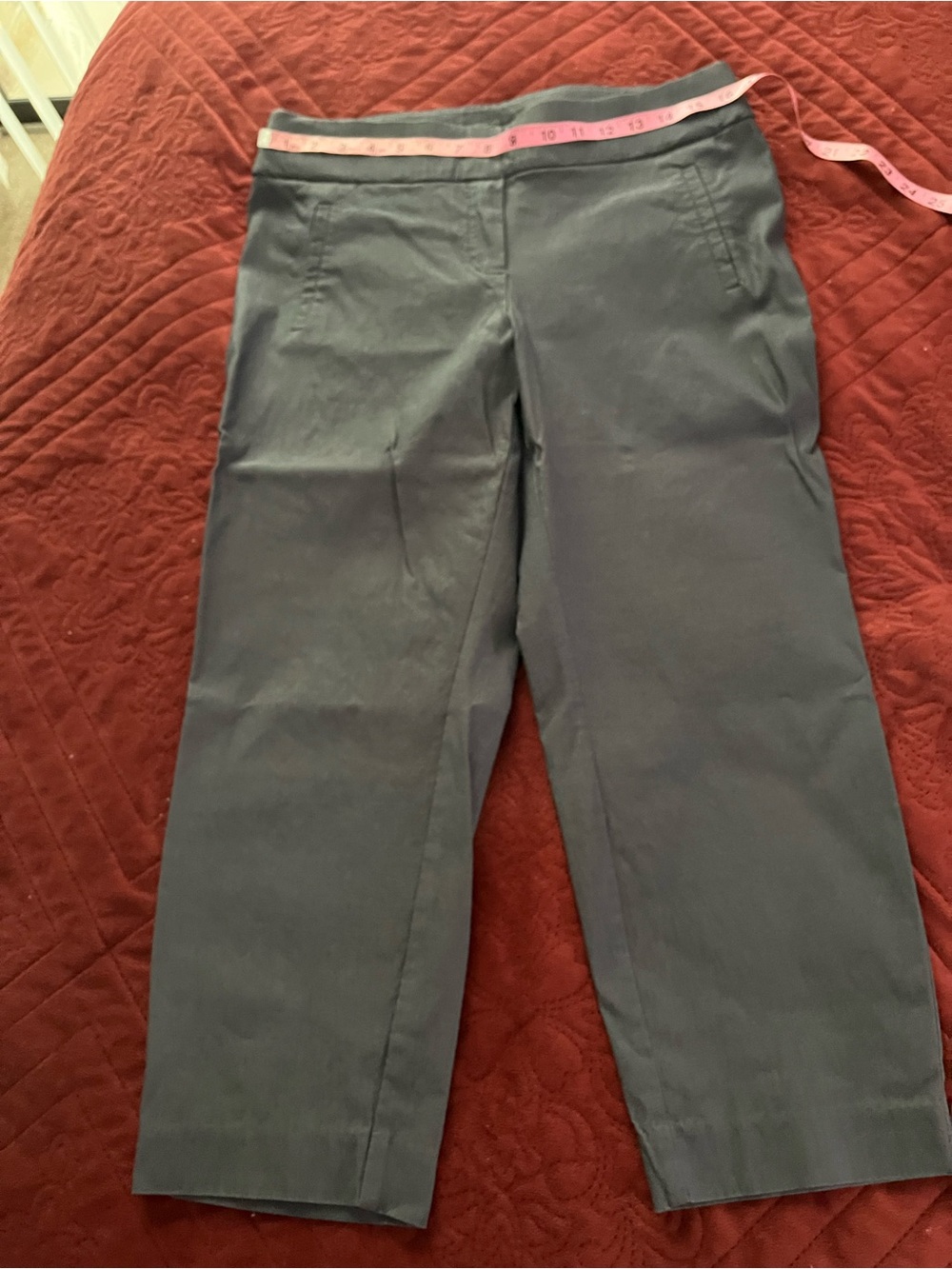 Apt. 9 Dark Charcoal Women's Straight-Leg Pants